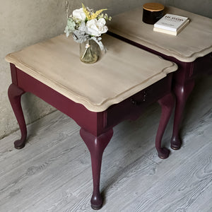 "Berry Berry Bliss" End Table Set